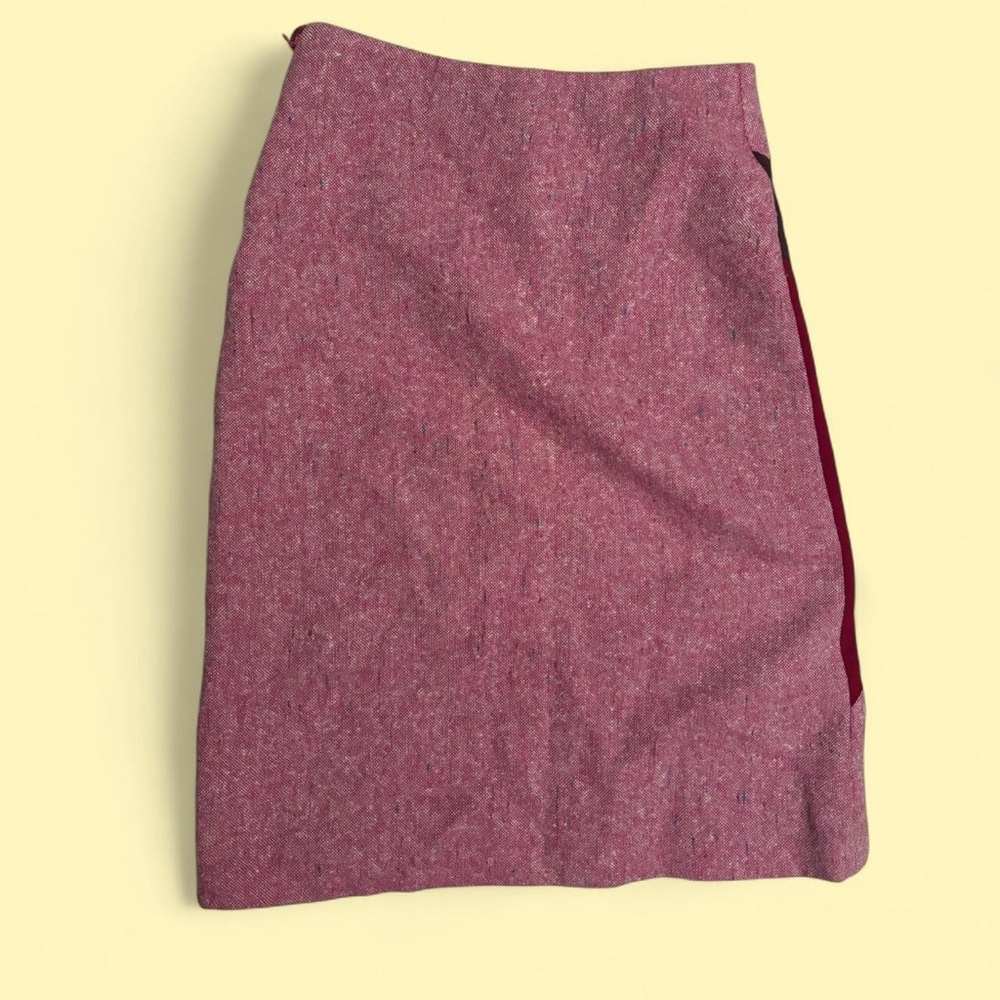 Morgan de Toi Red and Pink Pencil Skirt - Picture 3 of 5